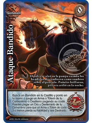 Ataque bandido (LTD - Cortesana Foil)