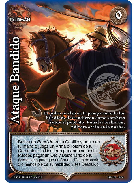 Ataque bandido (LTD - Cortesana Foil) 1