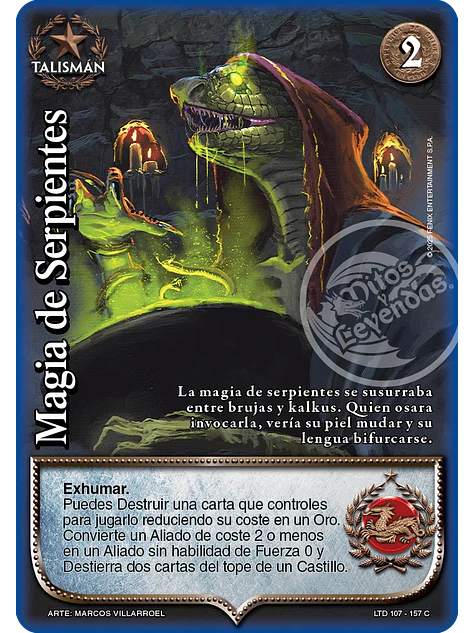 Magia de serpientes (LTD - Cortesana Foil) 1