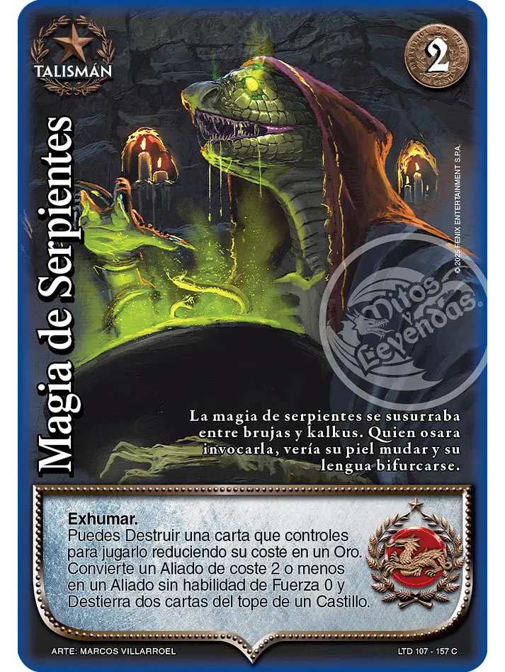 Magia de serpientes (LTD - Cortesana Foil) 1