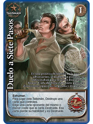 Duelo a siete pasos (LTD - Cortesana Foil)