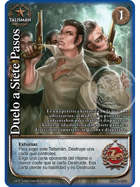 Duelo a siete pasos (LTD - Cortesana Foil) 1