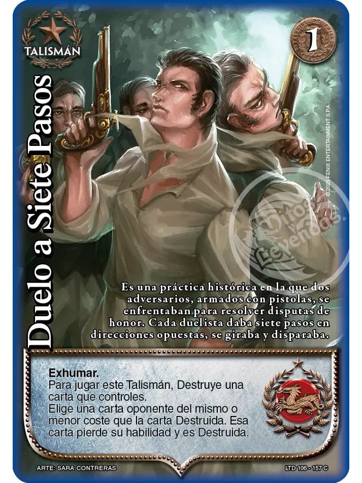 Duelo a siete pasos (LTD - Cortesana Foil) 1