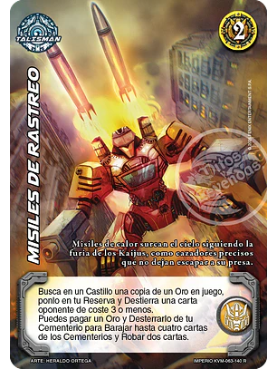 Misiles de Rastreo (KVM - Reales)
