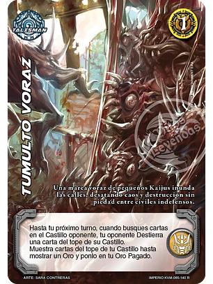 Tumulto Voraz (KVM - Reales)