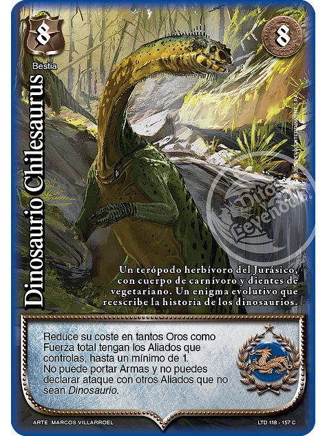 Dinosaurio Chilesaurus (LTD - Vasalla Foil) 1