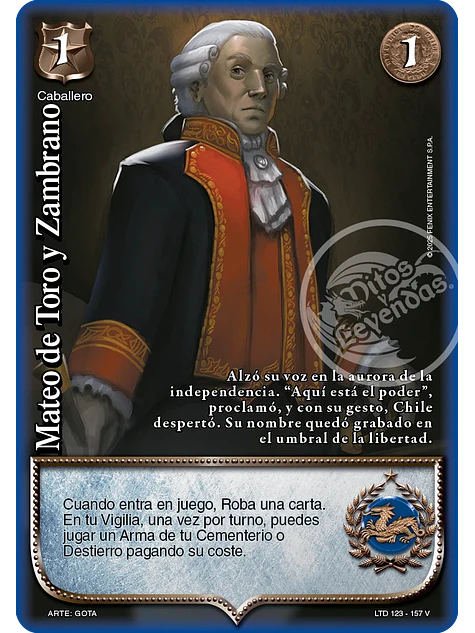 Mateo Toro y Zambrano (LTD - Vasalla Foil) 1