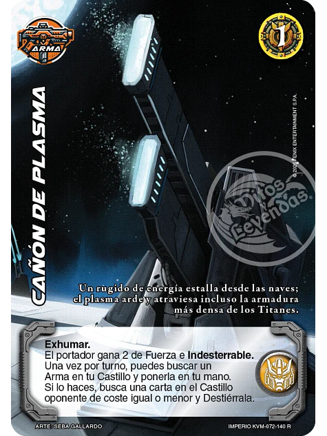 Cañón de Plasma (KVM - Reales) 1