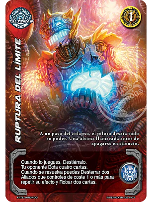Ruptura del Límite (KVM - Vasalla Foil)