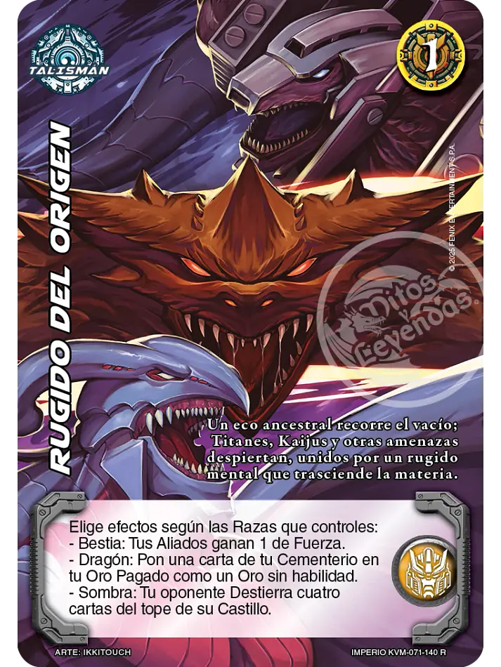Rugido del Origen (KVM - Reales) 1