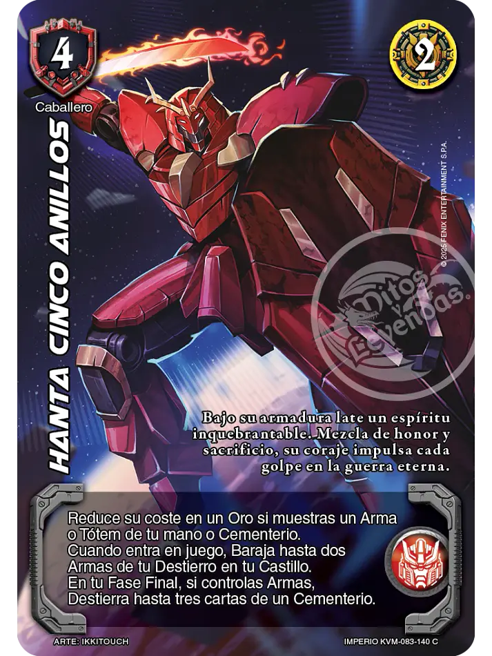 Hanta Cinco Anillos (KVM - Cortesana Foil) 1