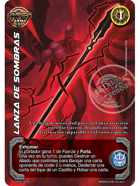 Lanza de Sombras (KVM - Vasalla Foil) 1