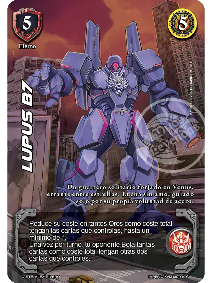 Lupus B7 (KVM - Cortesana Foil) 1