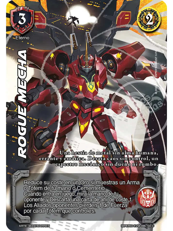 Rogue Mecha (KVM - Cortesana Foil) 1