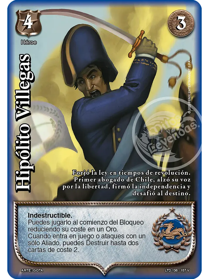 Hipólito Villegas (LTD - Vasalla Foil) 1
