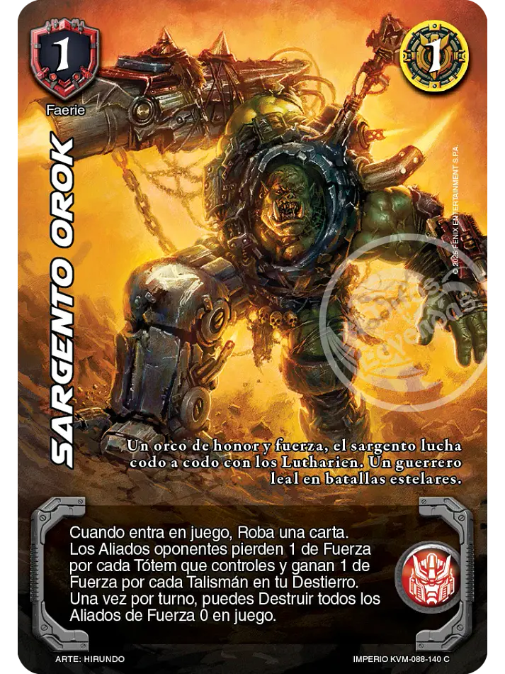 Sargento Orok (KVM - Cortesana Foil) 1