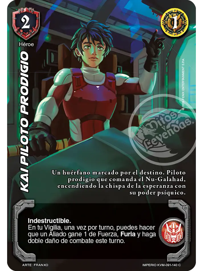 Kai Piloto Prodigio  (KVM - Cortesana Foil) 1