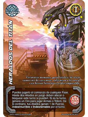 Heraldos del Titán (KVM - Cortesana Foil)