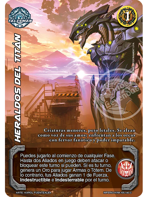 Heraldos del Titán (KVM - Cortesana Foil) 1