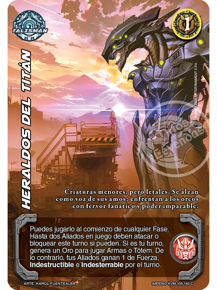 Heraldos del Titán (KVM - Cortesana Foil) 1