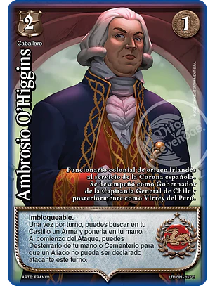 Ambrosio O'higgins (LTD - Cortesana Foil)
