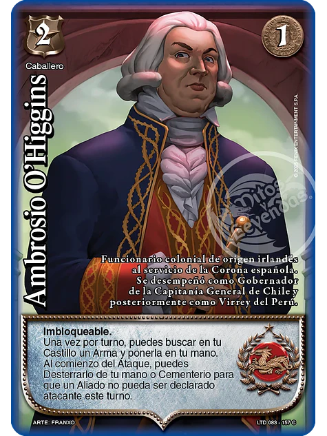 Ambrosio O'higgins (LTD - Cortesana Foil) 1