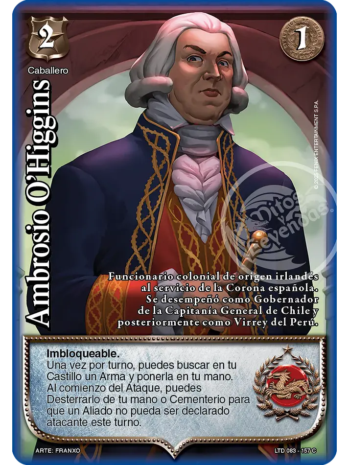 Ambrosio O'higgins (LTD - Cortesana Foil) 1