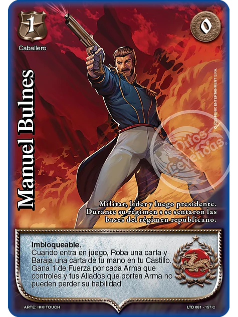 Manuel Bulnes (LTD - Cortesana Foil) 1