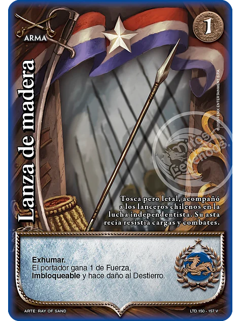 Lanza de madera (LTD - Vasalla Foil) 1