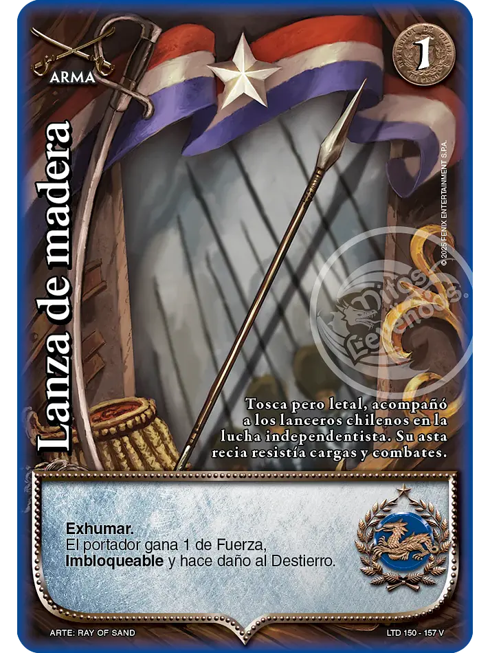 Lanza de madera (LTD - Vasalla Foil) 1