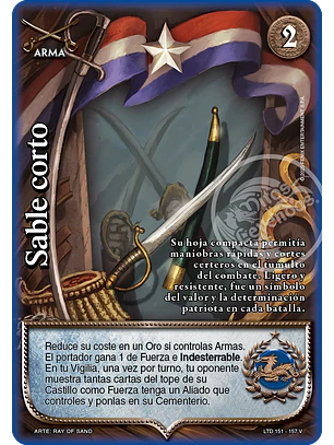 Sable Corto (LTD - Vasalla Foil)