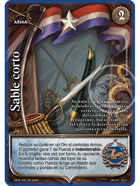 Sable Corto (LTD - Vasalla Foil) 1