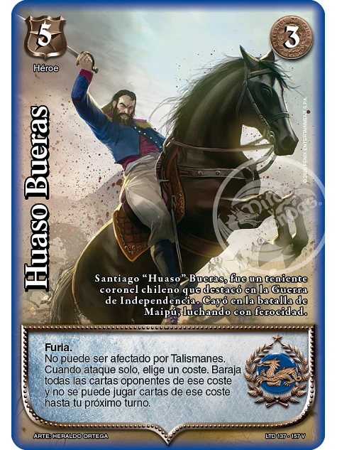 Huaso Bueras (LTD - Vasalla Foil) 1