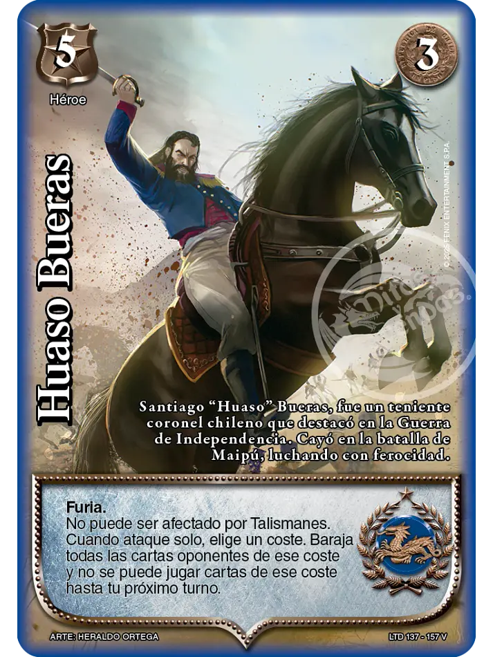 Huaso Bueras (LTD - Vasalla Foil) 1