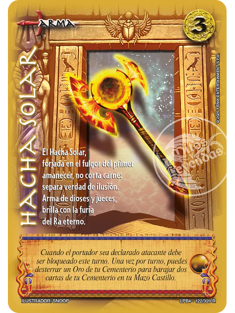 Hacha Solar (LPB 4.0 - Real) 1