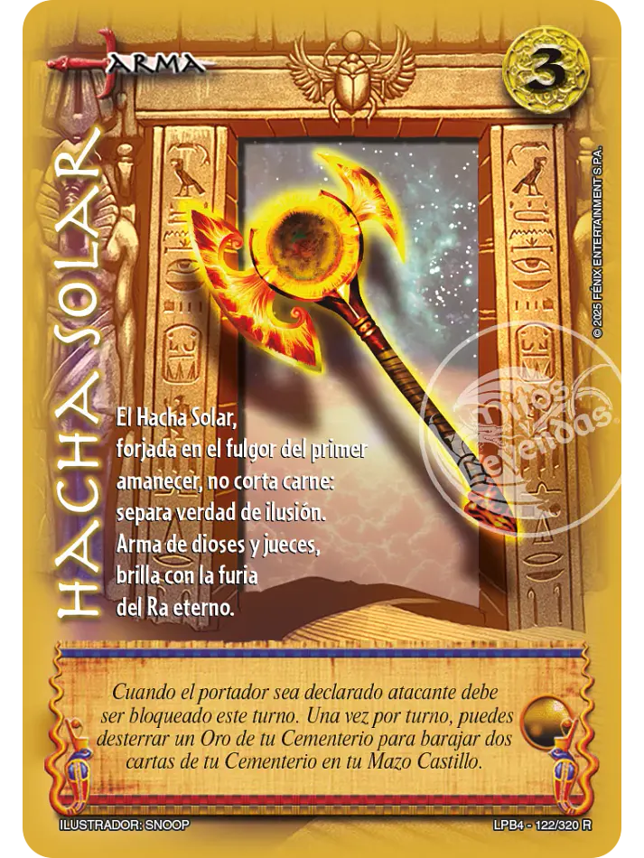 Hacha Solar (LPB 4.0 - Real) 1