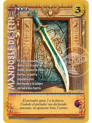 Mandoble de Seth (LPB 4.0 - Real)