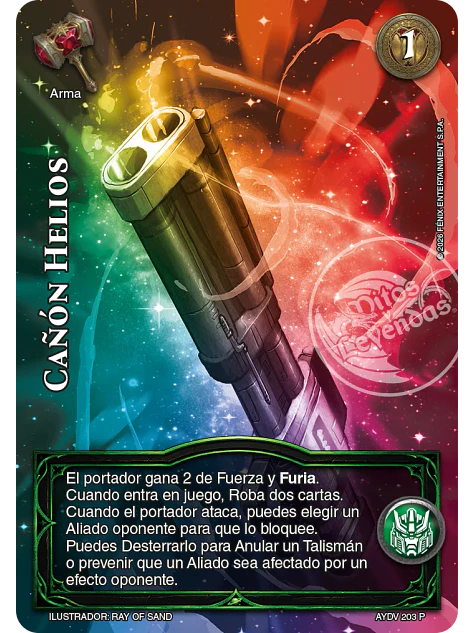 Cañón Helios (Kit Profecías) 1