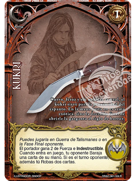 Kukri (Drácula - Real) 1