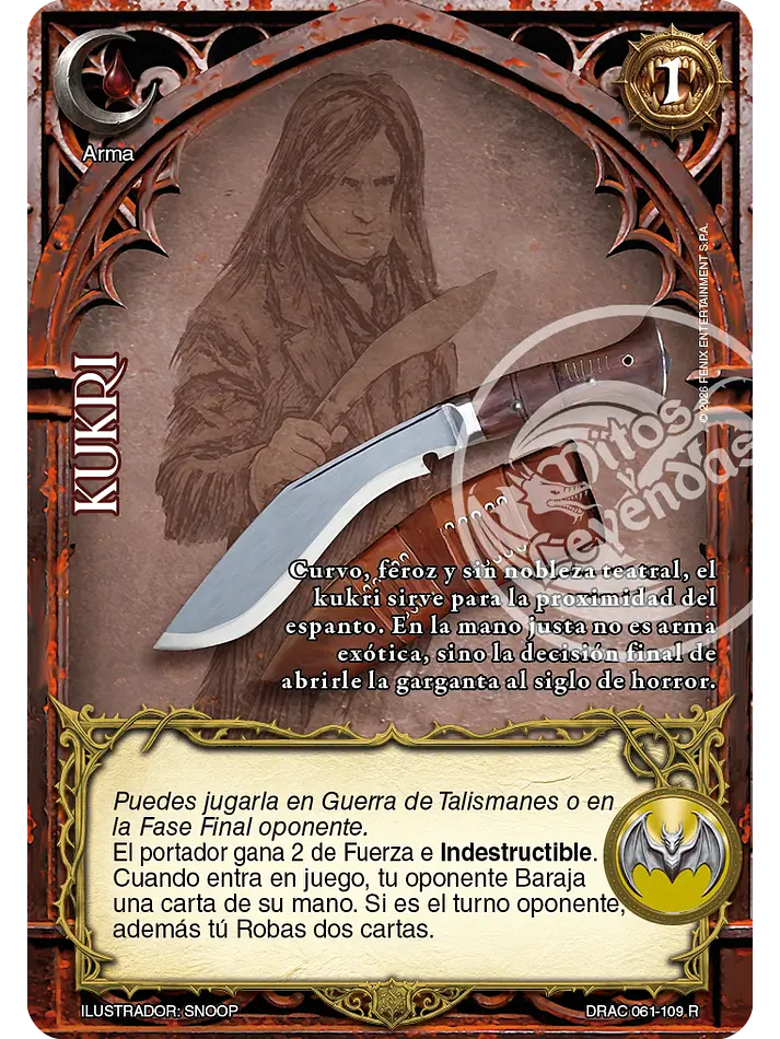 Kukri (Drácula - Real) 1