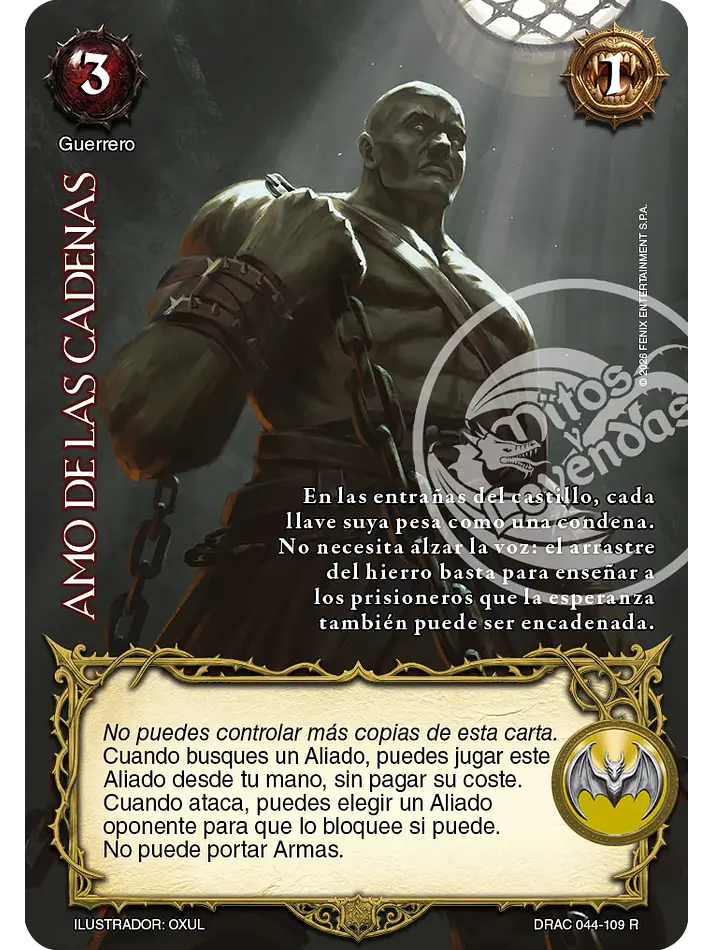 Amo de las Cadenas (Drácula - Real) 1