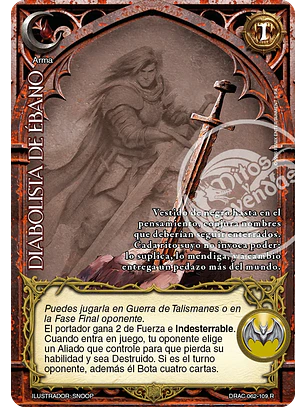 Diabolista de Ébano (Drácula - Real)