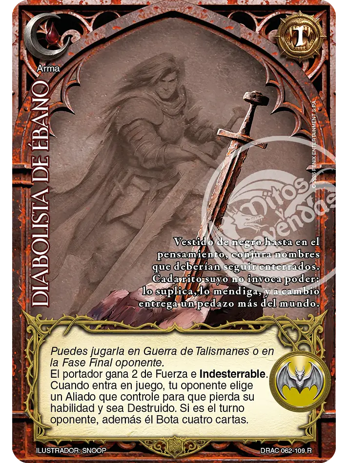 Diabolista de Ébano (Drácula - Real) 1