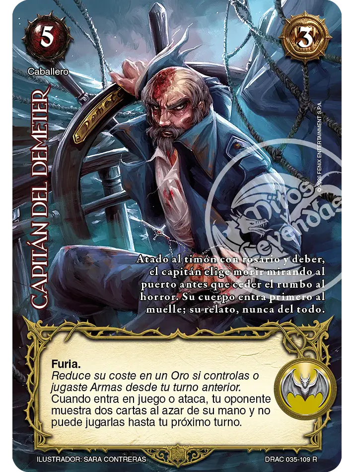 Capitán del Demeter (Drácula - Real) 1