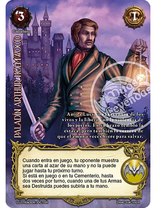 Paladín Arthur Holmwood (Drácula - Real)