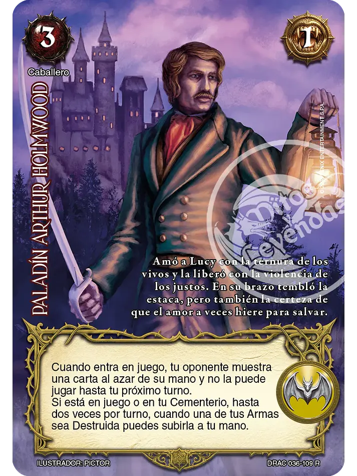 Paladín Arthur Holmwood (Drácula - Real) 1
