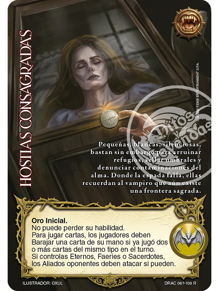 Hostias Consagradas (Drácula - Real) 1