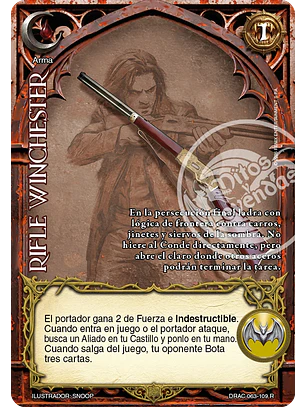 Rifle Winchester (Drácula - Real)