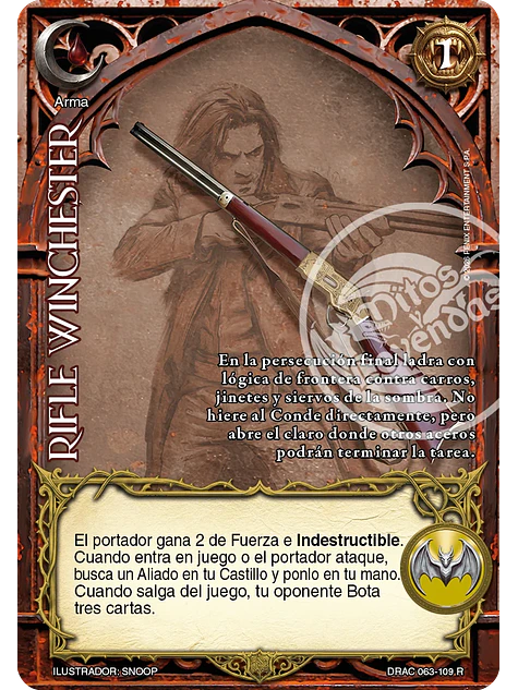 Rifle Winchester (Drácula - Real) 1
