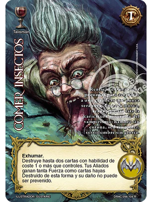 Comer Insectos (Drácula - Real)